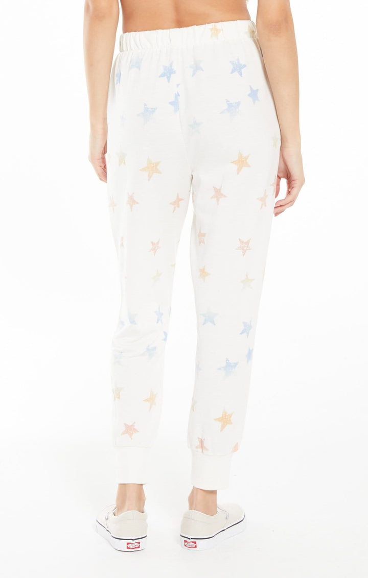 Z Supply - Mabel - Pantalon de jogging à étoiles arc-en-ciel