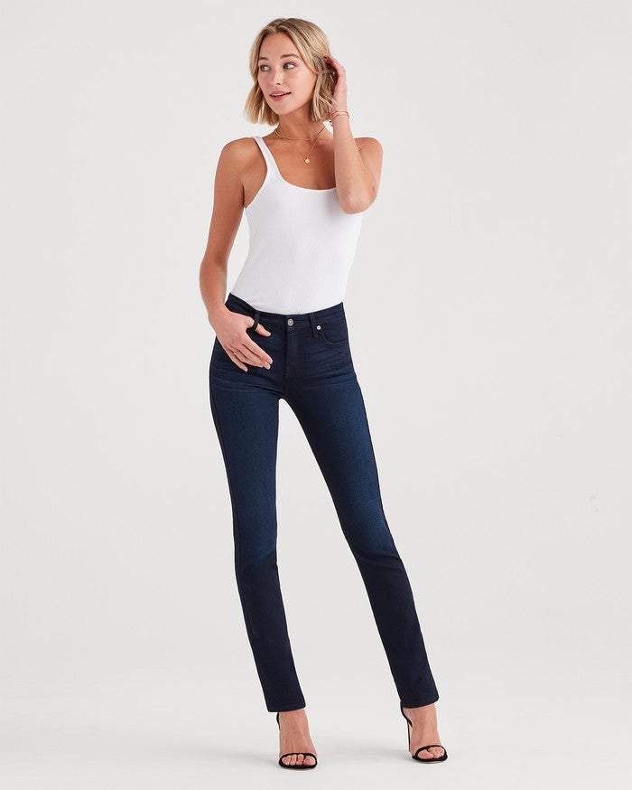 7 For All Mankind B(air) Denim Le Kimmie Straight