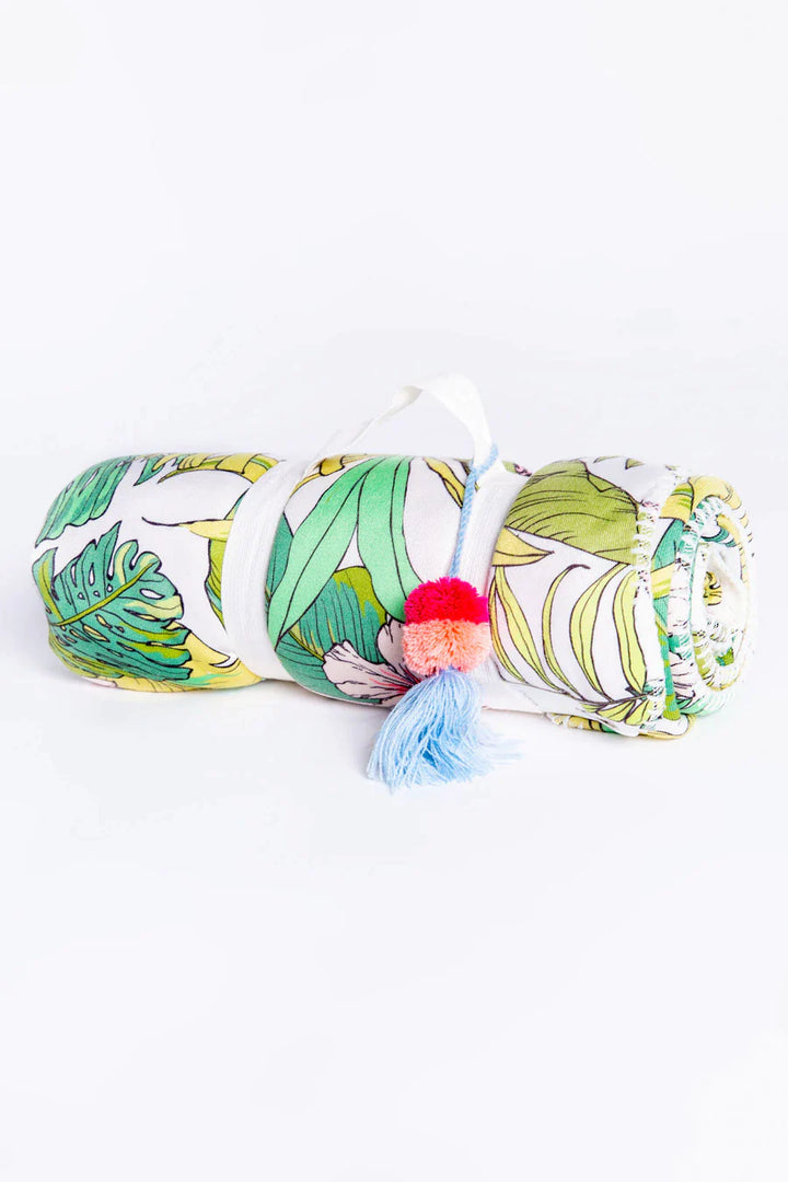 PJ Salvage Cozy Cuddler Floral Blanket