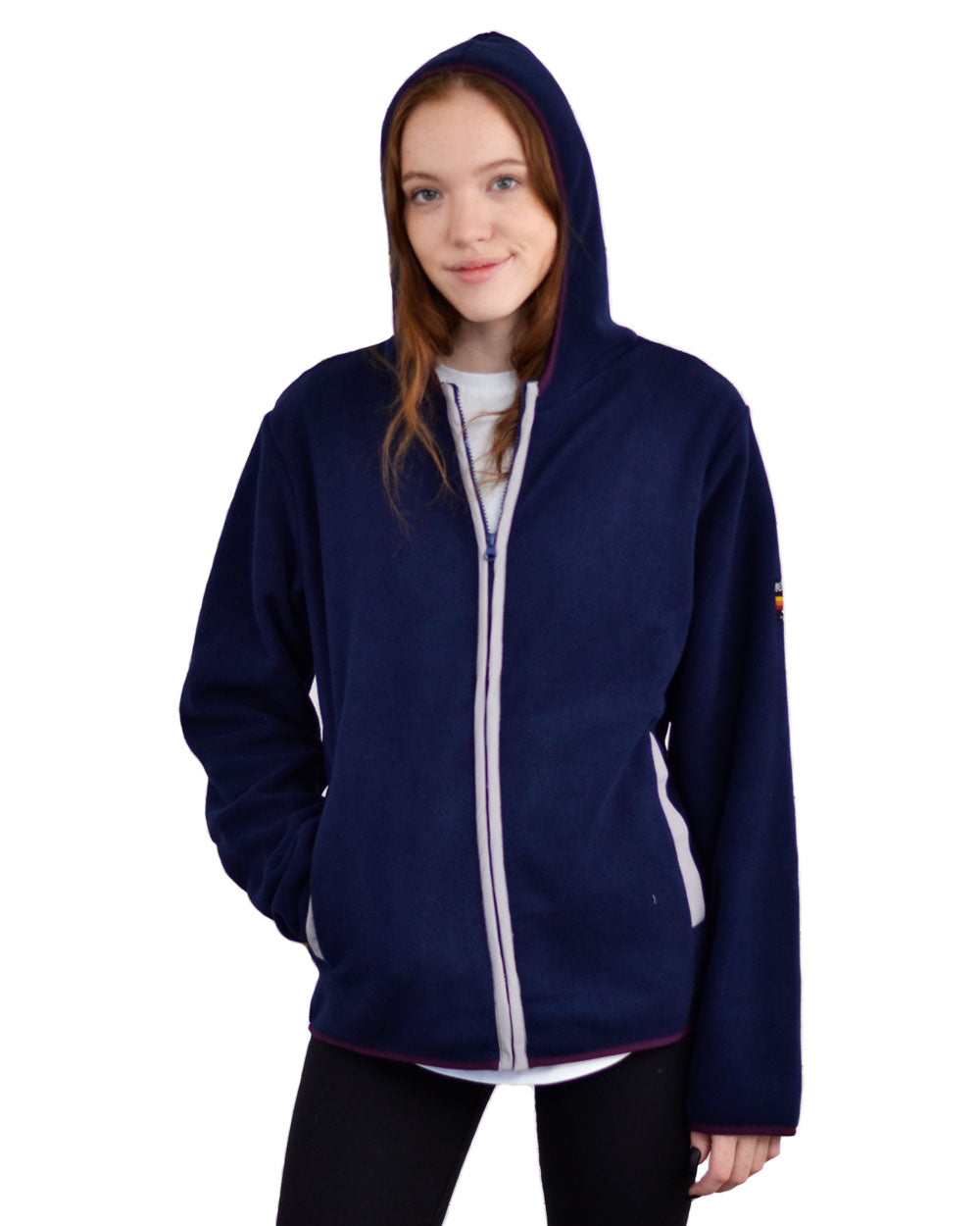 Polar Fleece CAMPVIBE  Zip Hoodie - Akela Surf