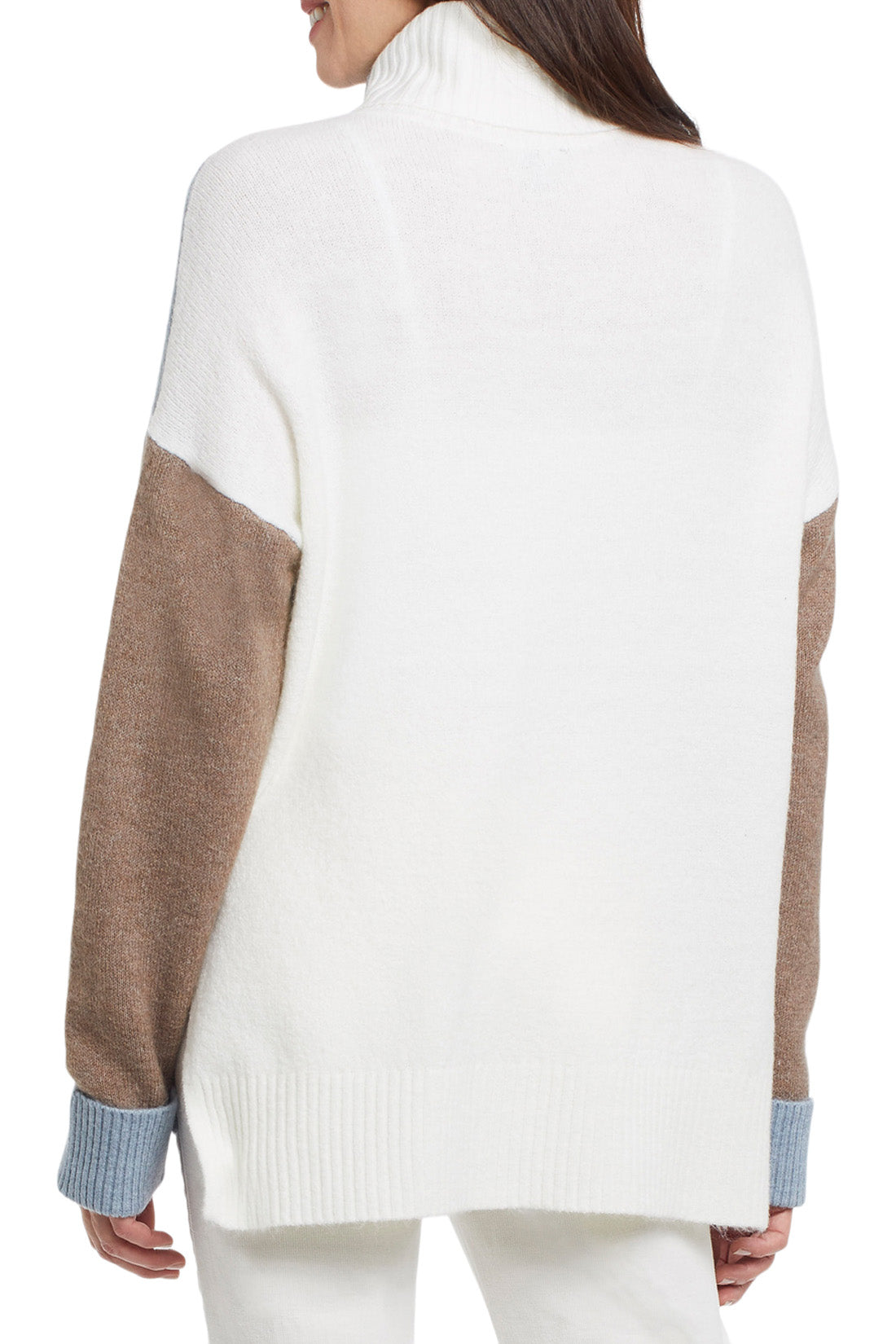Tribal Long Sleeve Turtle Neck Sweater